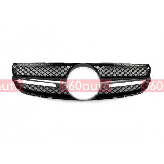 Решетка радиатора Black SL на Mercedes SL-Class R230 2006-2008
