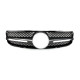 Решетка радиатора Black SL на Mercedes SL-Class R230 2006-2008