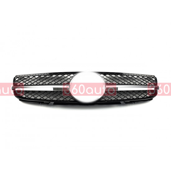 Решетка радиатора Black SL на Mercedes SL-Class R230 2006-2008