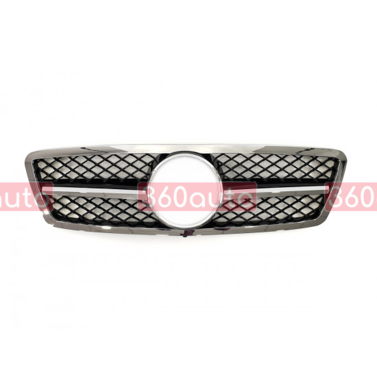 Решетка радиатора SL Black на Mercedes C-Class W203 2000-2007
