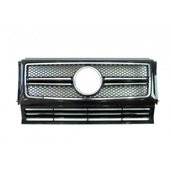 Решетка радиатора Black SL на Mercedes G-Class W463 1990-2018