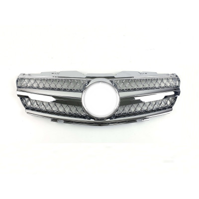 Решетка радиатора Chrome SL на Mercedes SL-Class R230 2001-2006