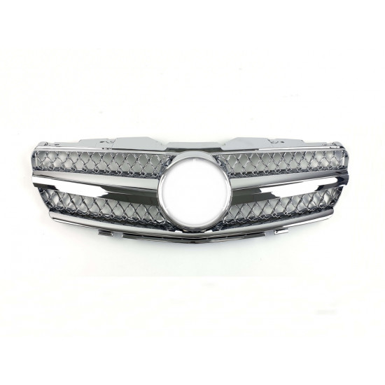 Решетка радиатора Chrome SL на Mercedes SL-Class R230 2001-2006