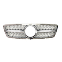 Решетка радиатора SL Chrome на Mercedes C-Class W203 2000-2007