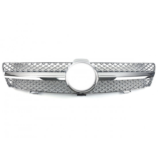 Решетка радиатора Chrome SL на Mercedes CLS-class C219 2004-2008