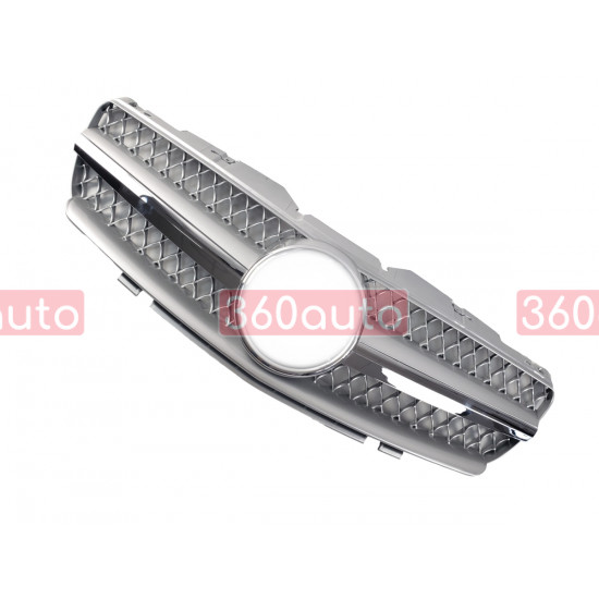 Решетка радиатора Silver SL на Mercedes SL-Class R230 2001-2006