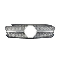 Решетка радиатора Silver SL на Mercedes C-Class W203 2000-2007