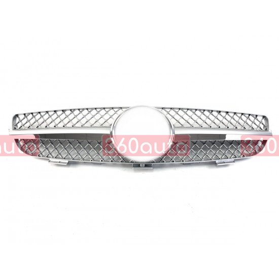 Решетка радиатора Silver SL на Mercedes CLK-Class W209 2003-2009