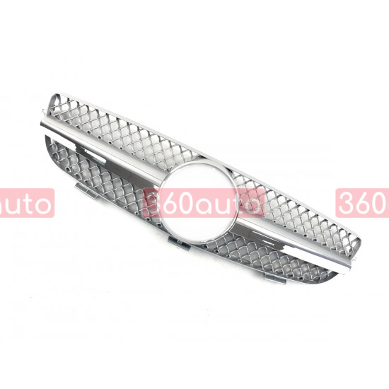 Решетка радиатора Silver SL на Mercedes CLK-Class W209 2003-2009