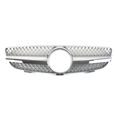 Решетка радиатора Silver SL на Mercedes CLK-Class W209 2003-2009