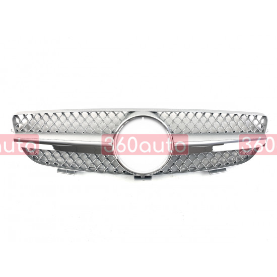 Решетка радиатора Silver SL на Mercedes CLK-Class W209 2003-2009