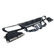 Диффузор (заднего бампера) Chrome Black / Chrome Pipe (стиль E63) Normal на Mercedes E-Class W213 2016-2020