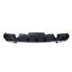 Диффузор (заднего бампера) Full Black / Black Pipe (стиль E63) Normal на Mercedes E-Class W213 2016-2020