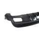 Диффузор (заднего бампера) Full Black (стиль GLA45 AMG) на Mercedes GLA-Class X156 2013-2017