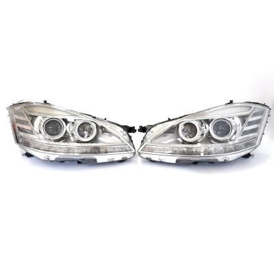 Передние фары (Bi-Xenon LCI) замена к рестайлингу на Mercedes S-Class W221 2005-2009