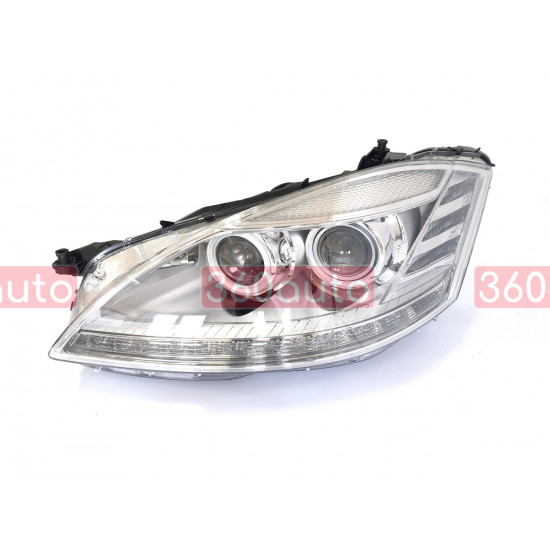 Передние фары (Bi-Xenon LCI) замена к рестайлингу на Mercedes S-Class W221 2005-2009