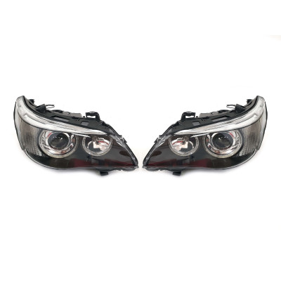 Передние фары Bi-Xenon (без блоков) на BMW 5 E60, E61 2003-2010