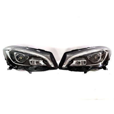 Передние фары Full Led (оригинал комплектные) на Mercedes CLA-Class C117 2017-2019