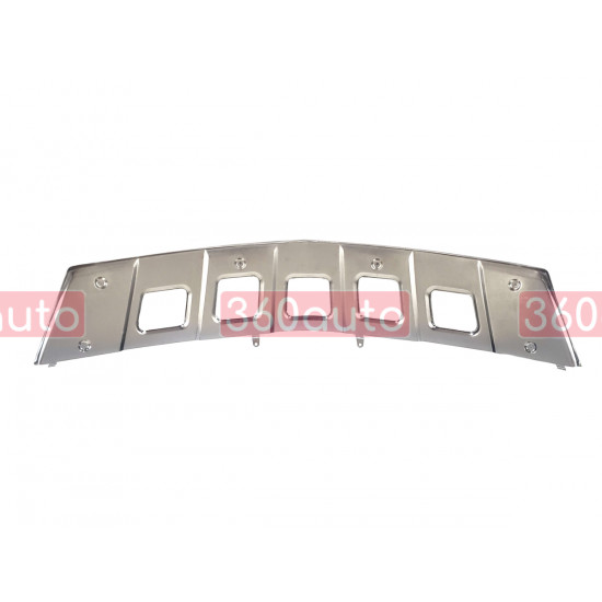 Накладки на бампер передний (Хром) на Mercedes GL-Class X164 2009-2012.