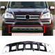 Накладки на бампер передний (Хром) на Mercedes GL-Class X164 2009-2012.