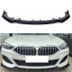 Губа (переднего бампера) Черный глянец на BMW 8 G14, G15, G16 2018-2023