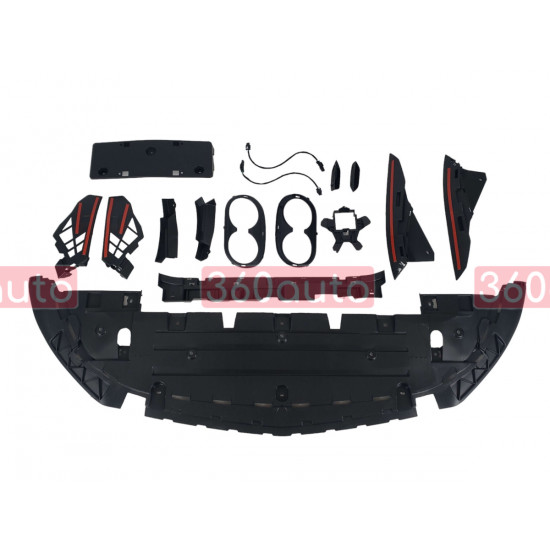 Комплект обвесов (стиль AMG45) Body Kit на Mercedes A-Class W177 2018-2022