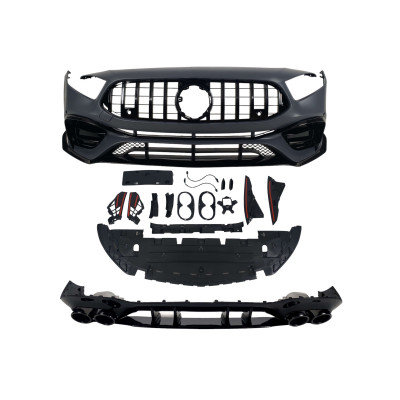 Комплект обвесов (стиль AMG45) Body Kit на Mercedes A-Class W177 2018-2022
