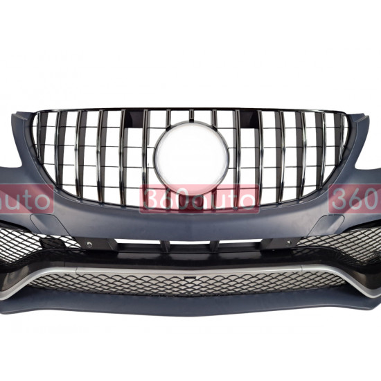 Комплект обвесов (стиль GLE63 AMG) Body Kit на Mercedes GLE-Class W166 2015-2018