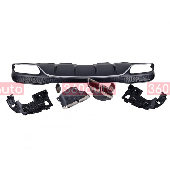Комплект обвесов (стиль GLE63 AMG) Body Kit на Mercedes GLE-Class W166 2015-2018