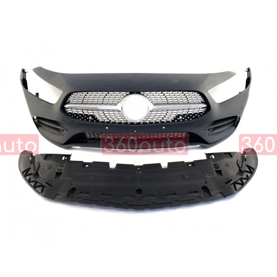 Передний бампер (AMG-Paket) на Mercedes A-Class W177 2018-2022