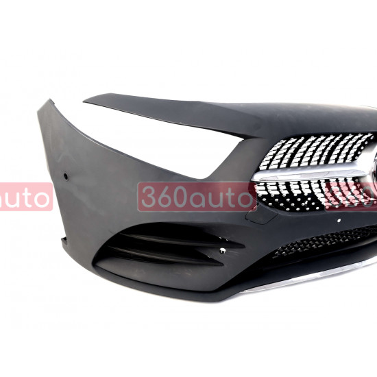Передний бампер (AMG-Paket) на Mercedes A-Class W177 2018-2022