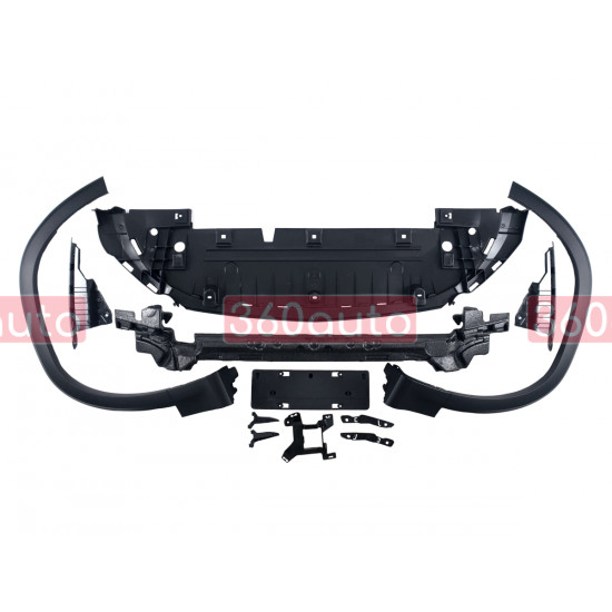 Передний бампер (стиль GLB35 AMG) на Mercedes GLB-Class X247 2019-2023