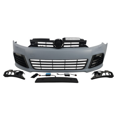 Передний бампер (стиль R20) на Volkswagen Golf VI 2008-2012