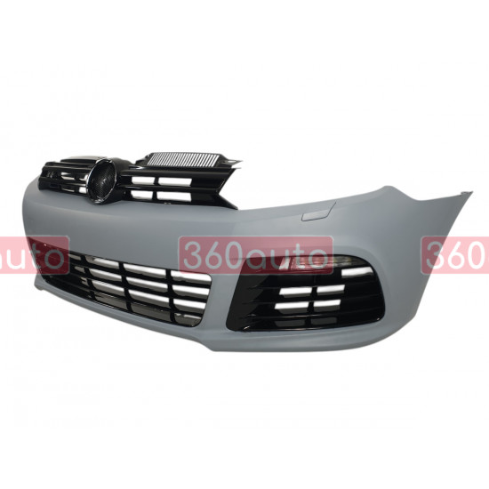 Передний бампер (стиль R20) на Volkswagen Golf VI 2008-2012