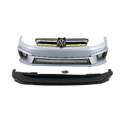 Передний бампер (стиль R400) на Volkswagen Golf VII 2012-2017