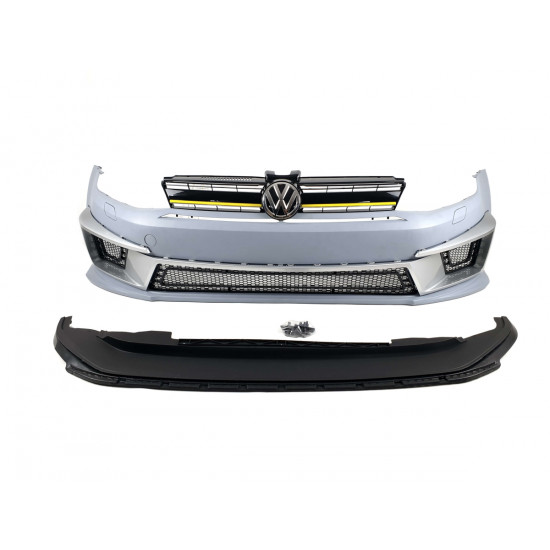 Передний бампер (стиль R400) на Volkswagen Golf VII 2012-2017