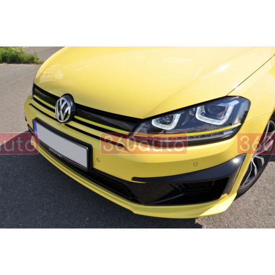 Передний бампер (стиль R400) на Volkswagen Golf VII 2012-2017