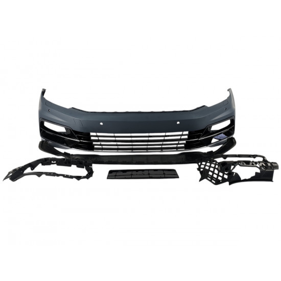 Передний бампер (стиль R-Line) на Volkswagen Passat B8 2014-2019