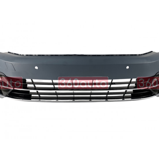 Передний бампер (стиль R-Line) на Volkswagen Passat B8 2014-2019