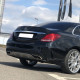 Спойлер на Mercedes C-class W205 2014-2018 стиль C63 чорний глянець