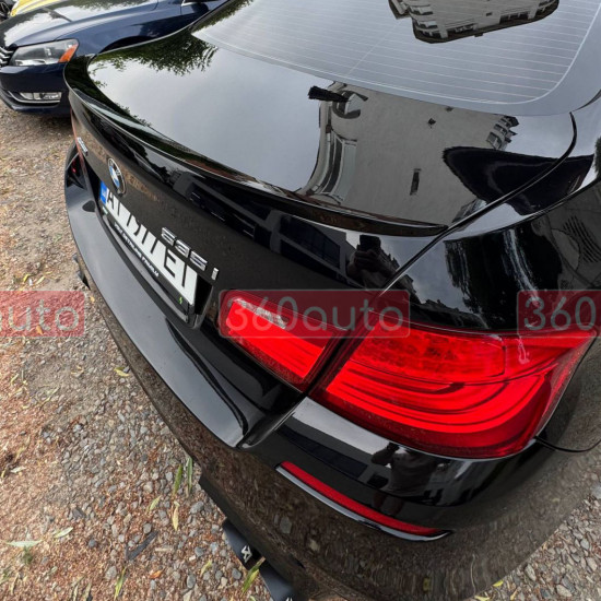 Спойлер на BMW 5 F10 2010-2017 стиль M-Performance чорний глянець