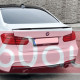 Спойлер на BMW 3 F30, F31 2011-2018 в стиле M-Performance черный глянец