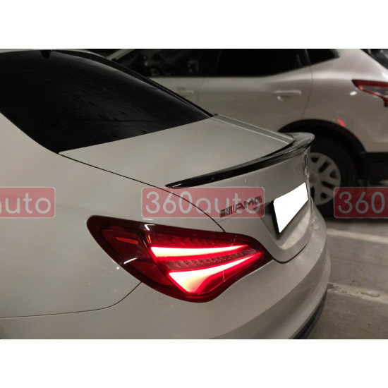 Спойлер Черный глянец на Mercedes CLA-Class C117 2013-2017