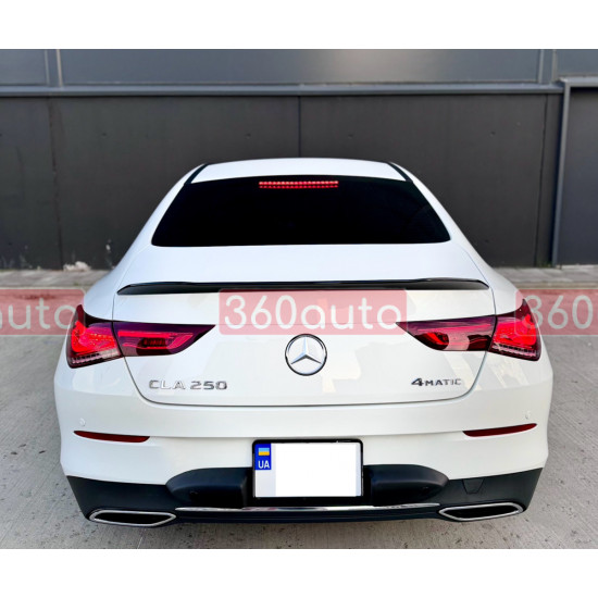 Спойлер Черный глянец на Mercedes CLA-class C118 2019-2022