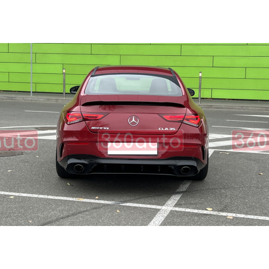 Спойлер Черный глянец на Mercedes CLA-class C118 2019-2022