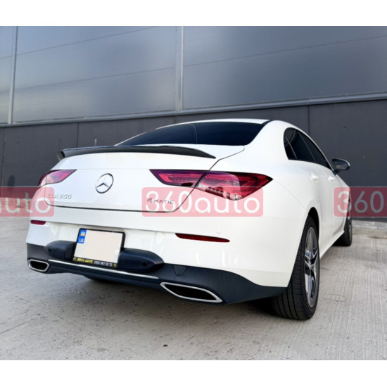 Спойлер Черный глянец на Mercedes CLA-class C118 2019-2022