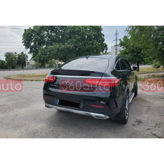 Спойлер Черный глянец на Mercedes GLE-Class Coupe C292 2015-2019