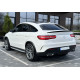Спойлер Черный глянец на Mercedes GLE-Class Coupe C292 2015-2019