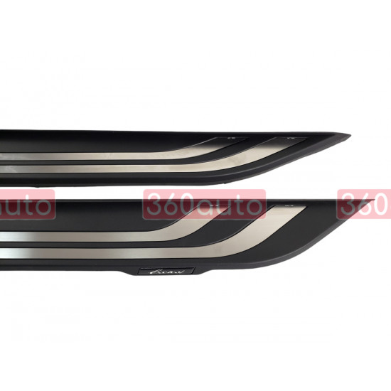 Подножки (V2) на Toyota RAV4 2018-2022