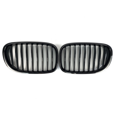 Ноздры Черный глянец ( 1 Bar ) V1 на BMW 7 F01, F02 2008-2015